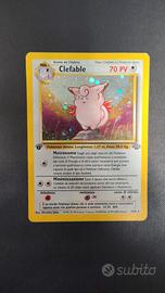 Pokemon clefable jungle 1 edizione holo