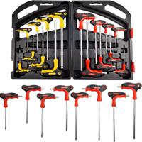 SET 16 CHIAVI CHIAVE A T ESAGONALI E TORX LUNGHE