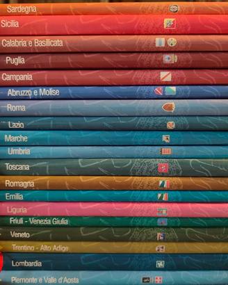 LE GUIDE D'ITALA 19 VOLUMI TASCABILI PUBBLICAZIONE