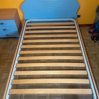 Letto una piazza e mezza con materasso