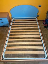 Letto una piazza e mezza con materasso