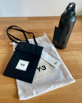 Set tracolla + borraccia Y-3