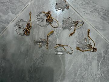 Decorazioni natalizie in vetro