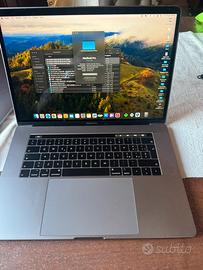 MacBook Pro 15,4” i9 6 core SSD 1Tb