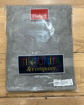 Set Asciugamani Gabel 1+1 Grigio Tintunita Spugna 
