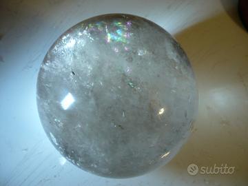 Sfera Quarzo Fumè Arcobaleno