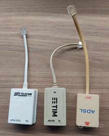 lotto 3 filtri ADSL (1 marchiato telecom)