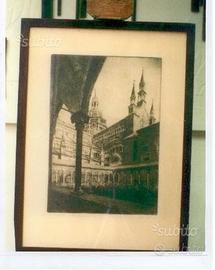 G.baldassin (1885-1952) "certosa di pavia"