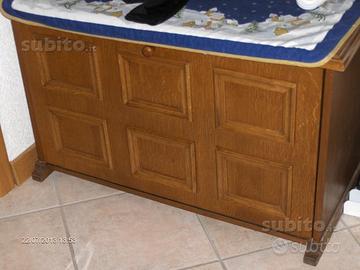 Scarpiera/panca in legno