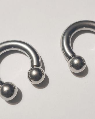 Circular Barbell, bilancieri, piercing 