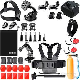 Kit Accessori Gopro Hero Zookki Camera NEW