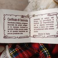 coppia di bambole in porcellana certificata 