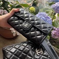 Borsa combinata del telefono femminile Chanel