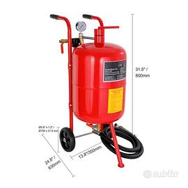 sabbiatrice per compressore 