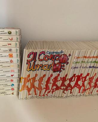 libri De Agostini esplorando il corpo umano.