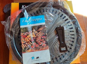 Padella griglia king stove top grill Nuova