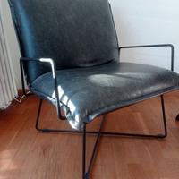 Poltrona di design in Pelle