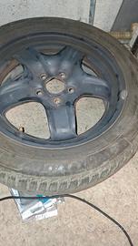 cerchi ferro con gomma 