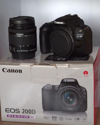 Canon EOS 200D - Lente STM + Filtro Hama + 3 Batt