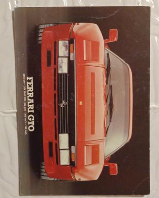 cartolina Ferrari GTO