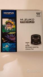 OBIETTIVO OLYMPUS M ZUIKO PREMIUM 25 mm F1,8