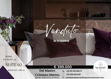 Appartamento di 51 m² con 2 locali a Roma