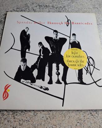 Spandau Ballet Through the Barricades 33giri vinil