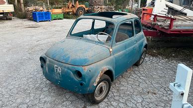 Fiat 500 d'epoca - carrozzeria con documenti