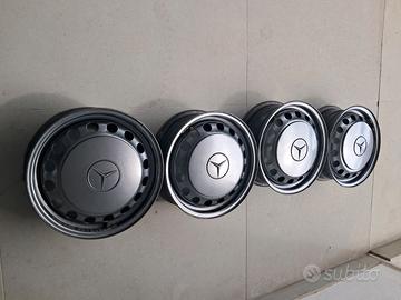 4 CERCHI ORIGINALI MERCEDES BENZ - TOTALE 200 EURO