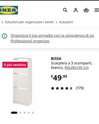 Scarpiera IKEA trattabile