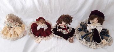 Bambole antiche in ceramica Capodimonte