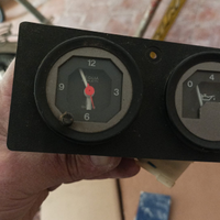 Manometro pressione olio e orologio fiat 127 sport