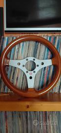 volante vintage in legno Raid