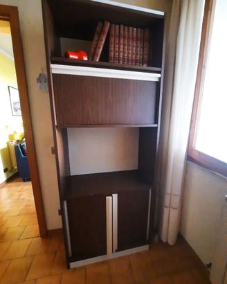 Mobile Studio/Libreria Salvaspazio con Scrittoio a