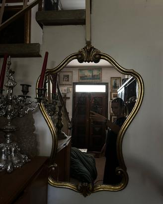 Specchio vintage in legno