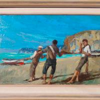 Mario Tabacci - olio su tela di 90x60 cm.
