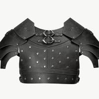 Armatura nera spallacci–HiiFeuer -Viking/medievale
