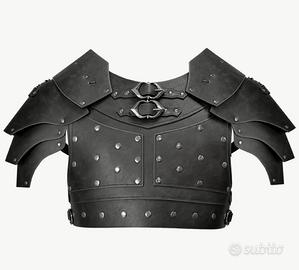 Armatura nera spallacci–HiiFeuer -Viking/medievale
