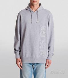 BALMAIN Felpa Cotone Nuova Cappuccio S - RRP 845€