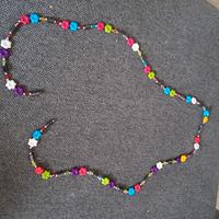 collana con calamite con perle in pvc vari utile