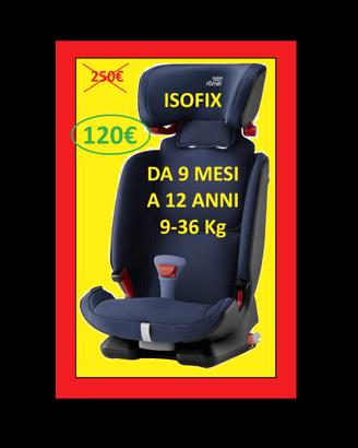 Seggiolone auto BRITAX ROMER ADVANSAFIX ISOFIX