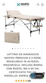 Lettino da massaggio NAIPO