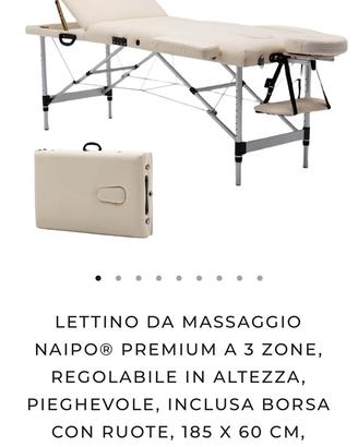 Lettino da massaggio NAIPO