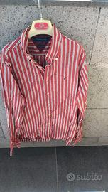 CAMICIA UOMO DI COTONE A RIGHE BRAND TOMMY HILFIGE