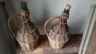 Fiaschi vino vintage