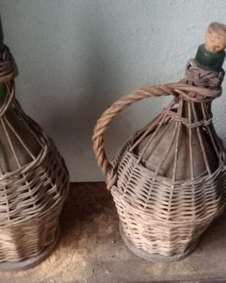 Fiaschi vino vintage