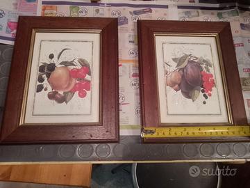 Quadretti frutta per soggiorno e/o cucina