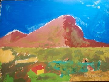 Dipinto vintage Naif Junior