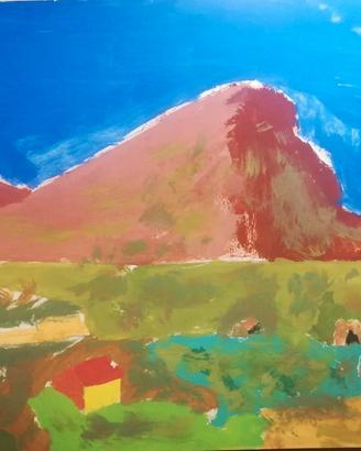 Dipinto vintage Naif Junior