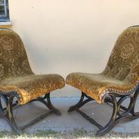 2 sedie da salone marcate Thonet del 1880 circa 